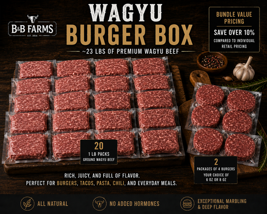 Wagyu Burger Box (~23 lbs)